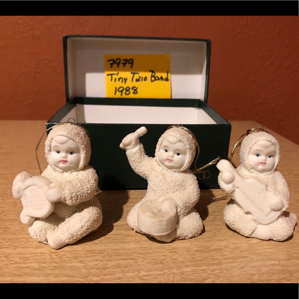 Snowbabies 1988 “Tiny Trio Band”